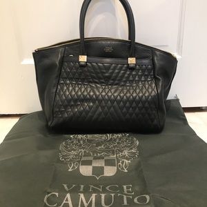 Vince Camtuo Black Tote